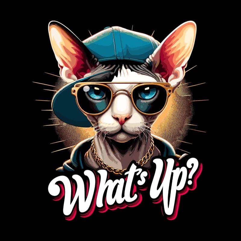 Cornish Rex What's Up Cat Gift