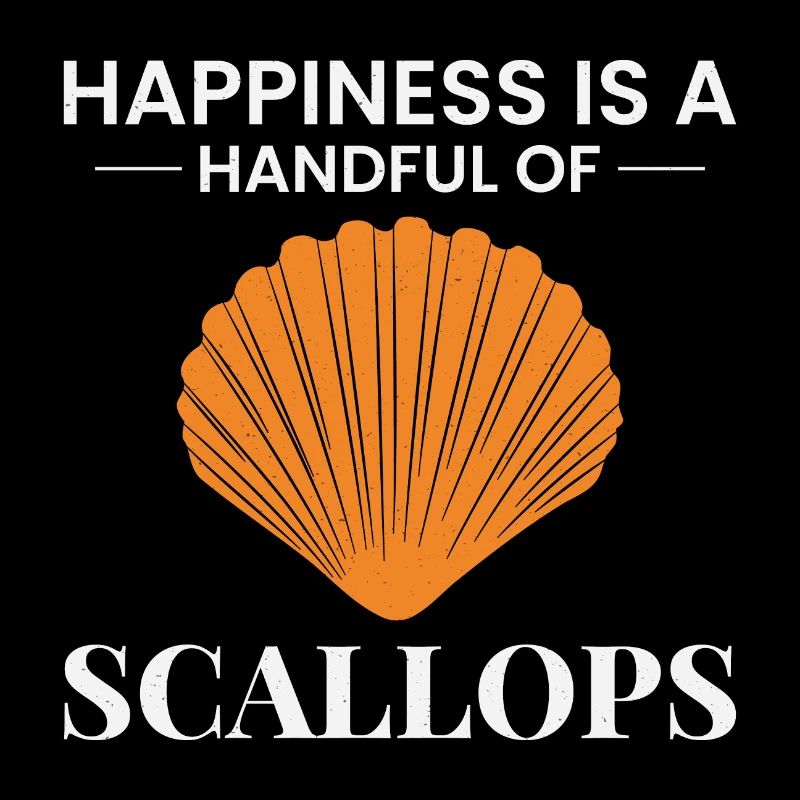 Scallop Seashells Collector Beachcomber Shellfish