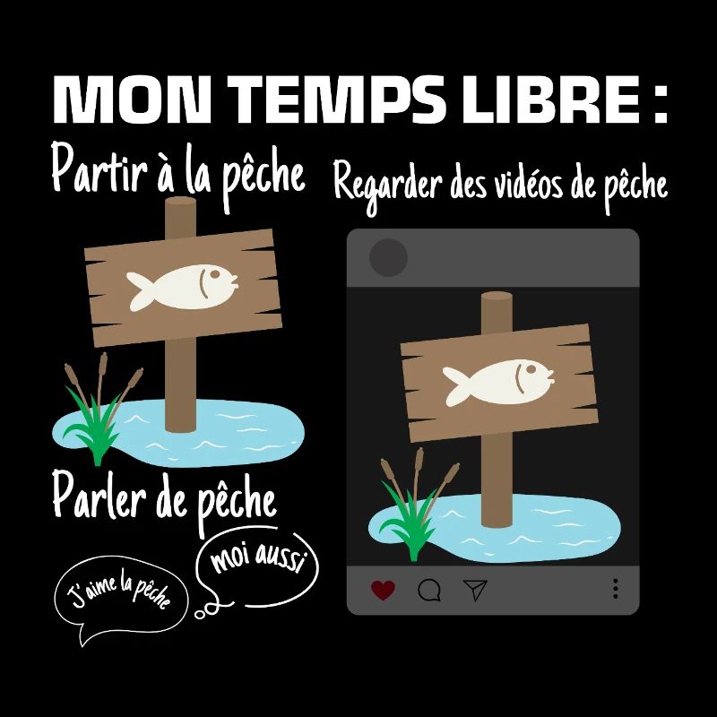 Mon temps libre : 100% pêche