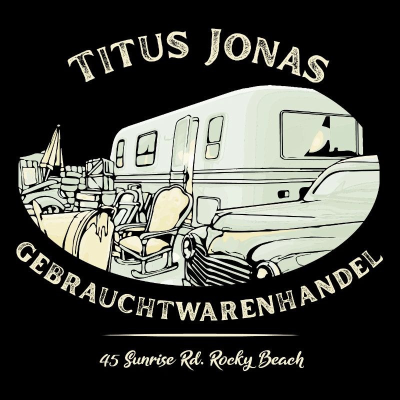 Die Drei ??? Gebrauchtwarenhandel Design