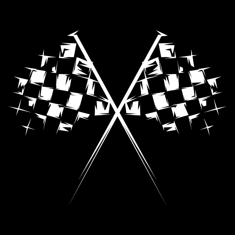 race drapeau de course drapeau de départ symbole d’arrivée Équipe