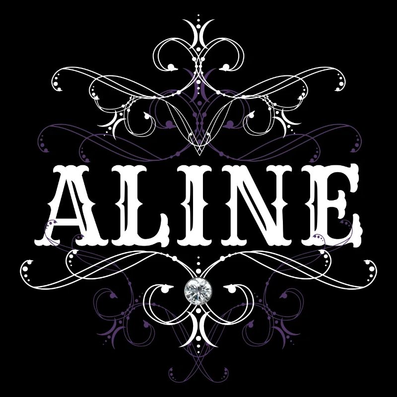 Aline Surname First Name Personalized