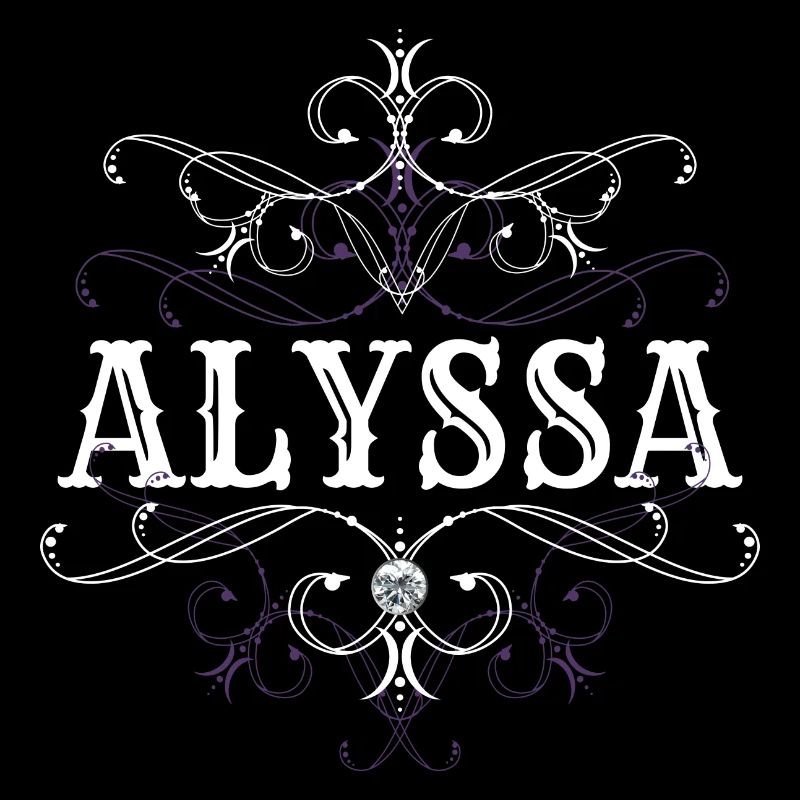 Alyssa Surname First Name Personalized