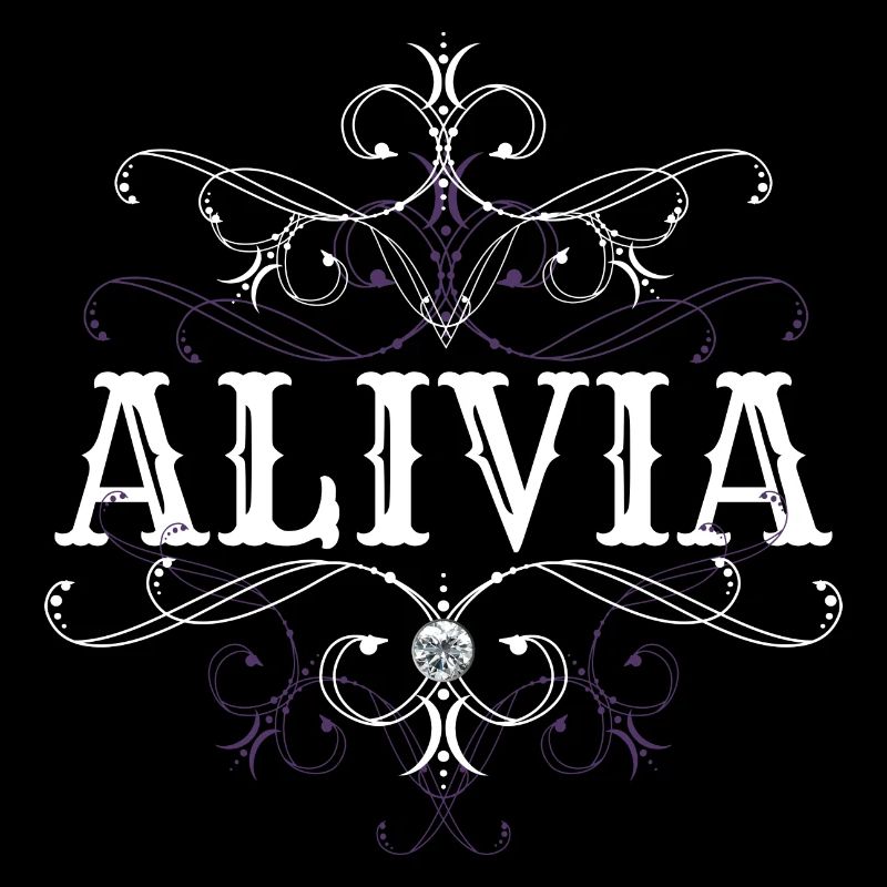 Alivia Surname First Name Personalized