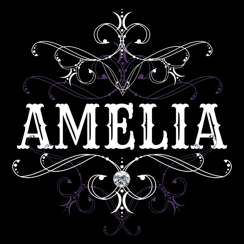 Amelia Surname First Name Personalized