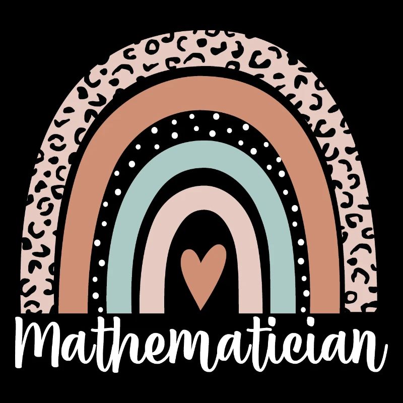 Mathematician Rainbow Leopard Funny Mathematician