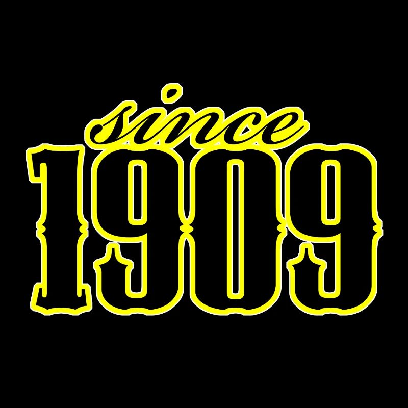 since 1909 (black)