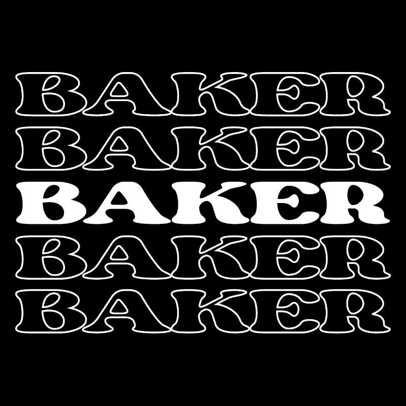 Bäcker Bäcker Konditor Backwerk Arbeiter Teig