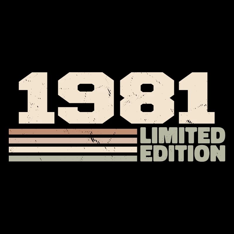 1981 1981 Limitierte Auflage 1981 Geburtstagsgeschenk