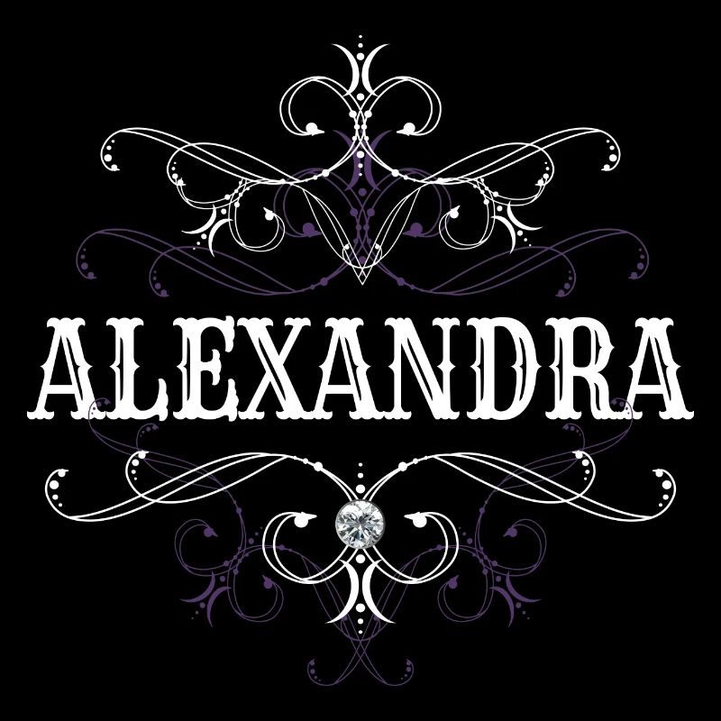Alexandra Surname First name personalized