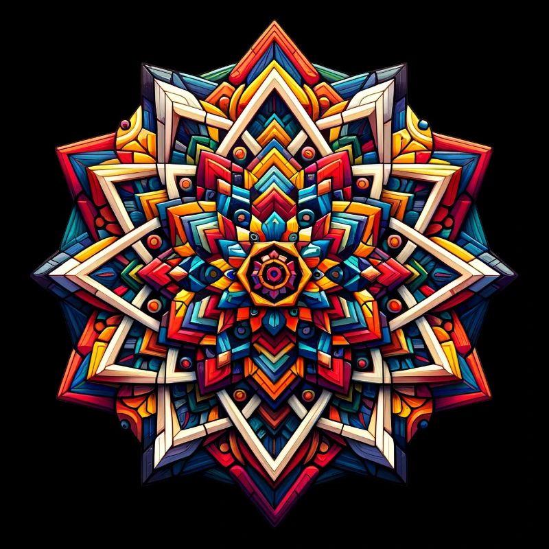 Kunterli - Farbexplosion Mandala