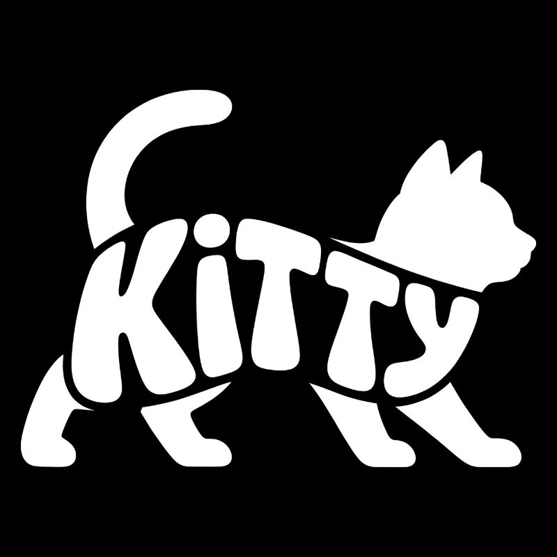 Kitty - Conception de chat de compagnie mignon