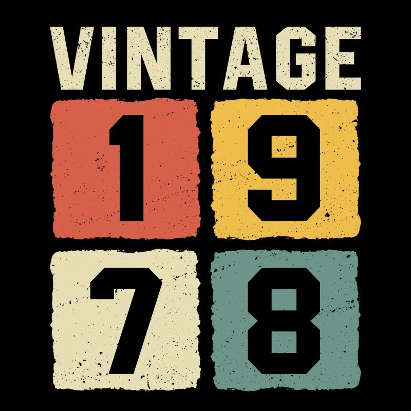 Vintage 1978 Born 1978