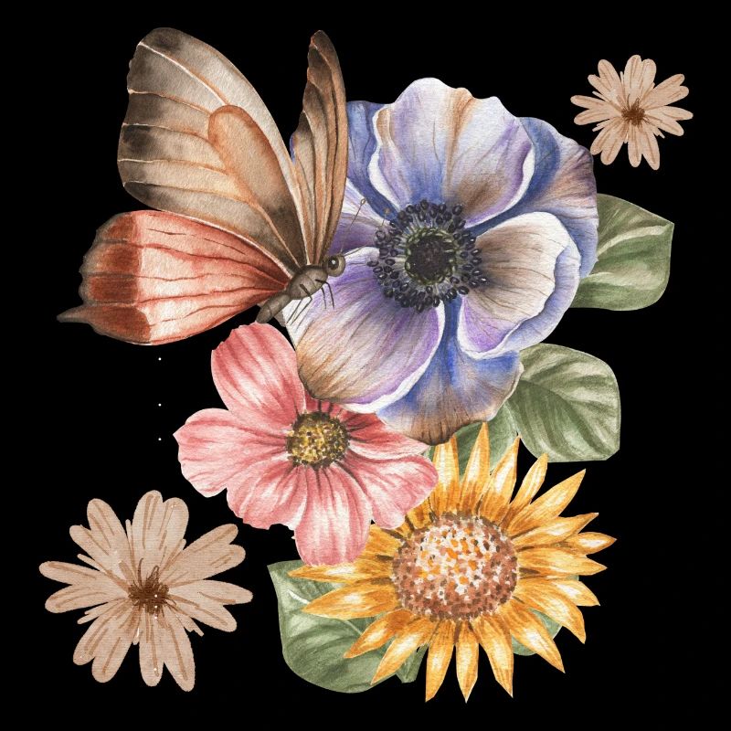 FLEURS & PAPILLON