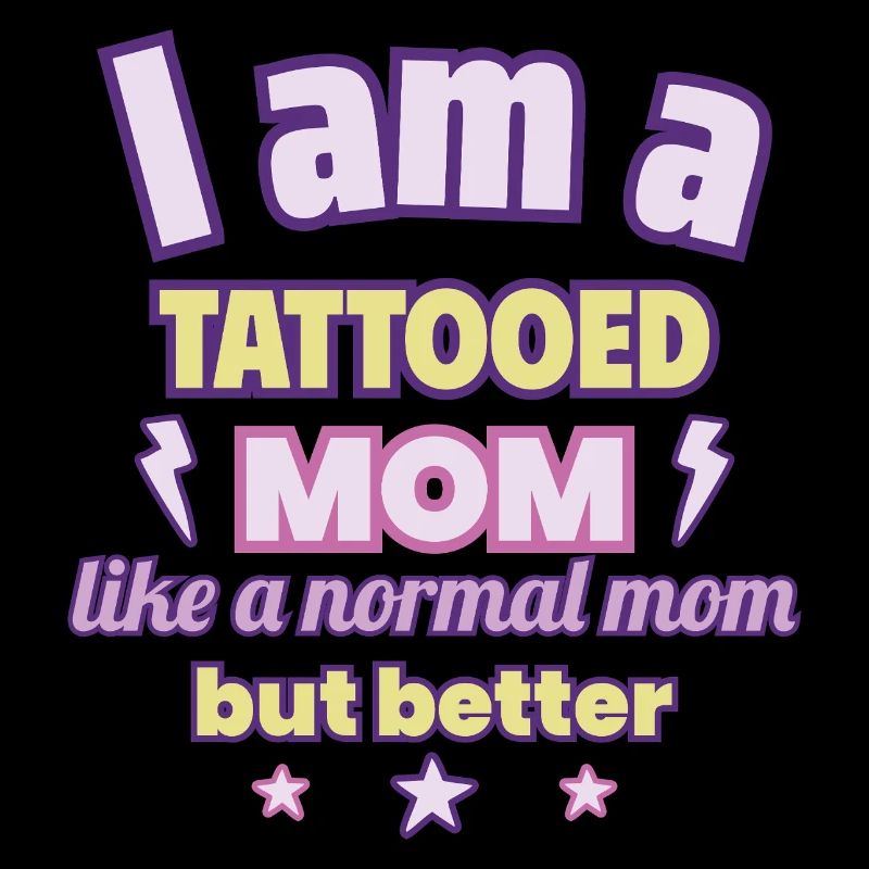 Maman tatouée, Cadeau de fête des mères, Art