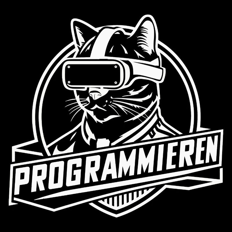 Coder-Katze Lustig Programmieren Geek Geschenk