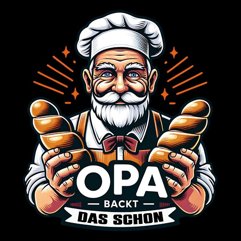 Opa backt das schon - Bäcker mit Broten