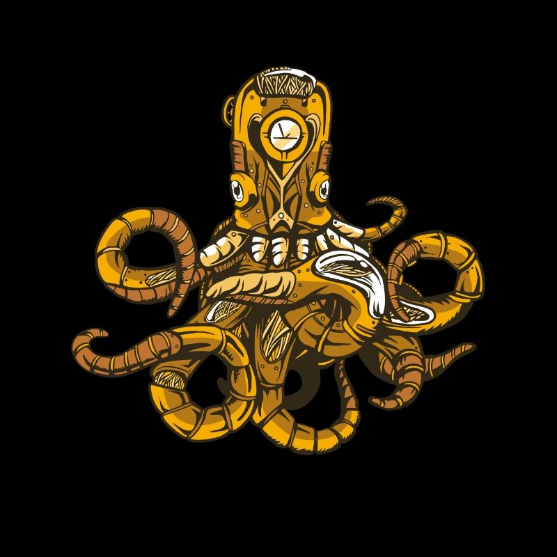 Poulpe steampunk