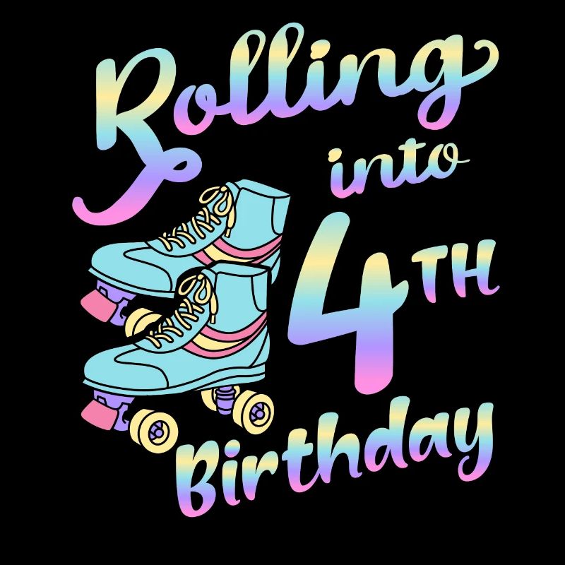 Roulement dans le 4e anniversaire de Quad Skater