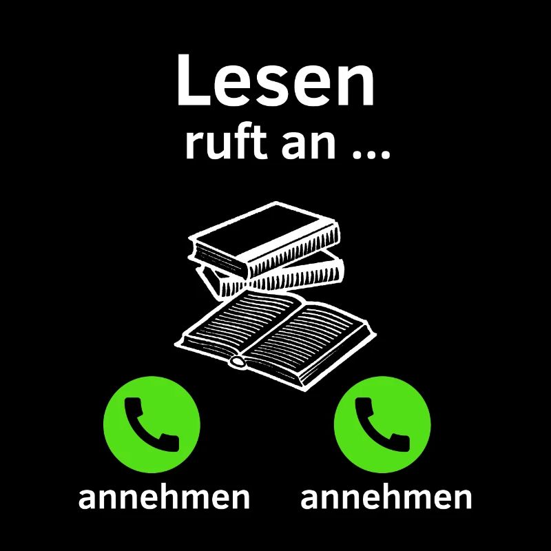 Lesen ruft an - annehmen oder annehmen?