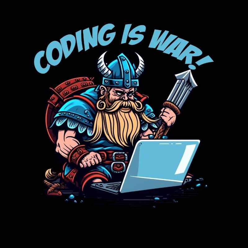 "Coding is war" Wikinger