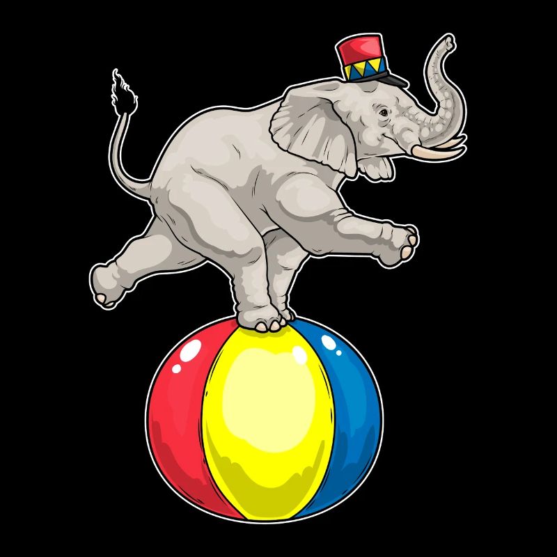 Bal de cirque d’éléphants