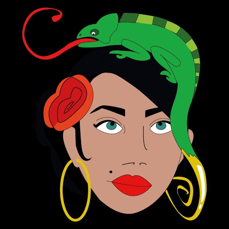 Fille caméléon