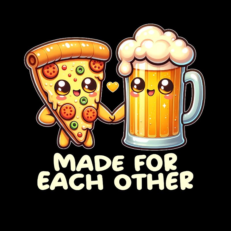 Pizza und Bier