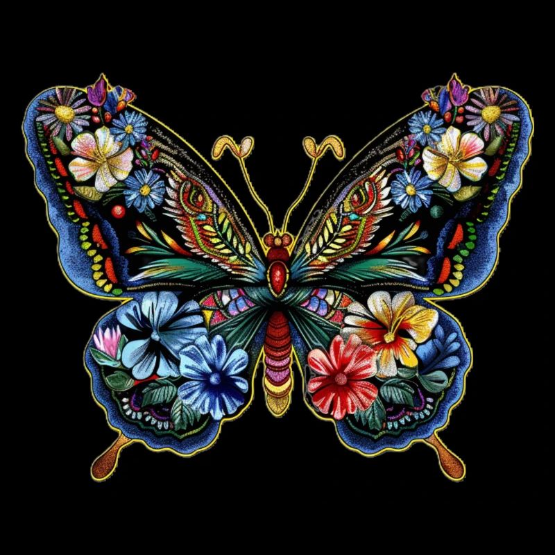 Artful butterfly