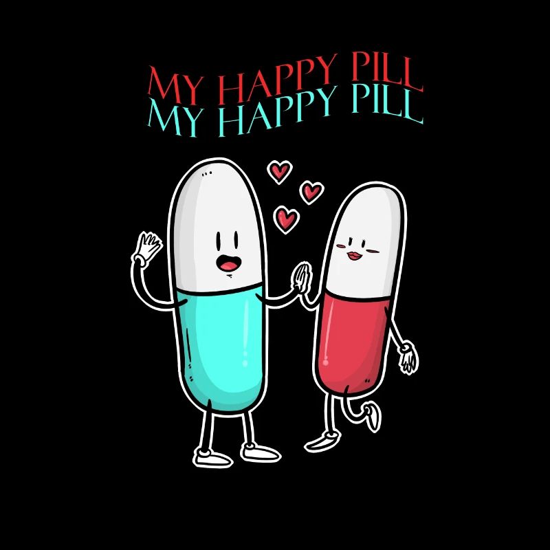 HAPPY PILL - pilules heureux - comprimés - amour