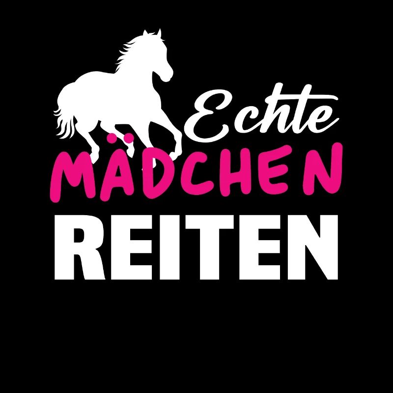 Echte mädchen reiten