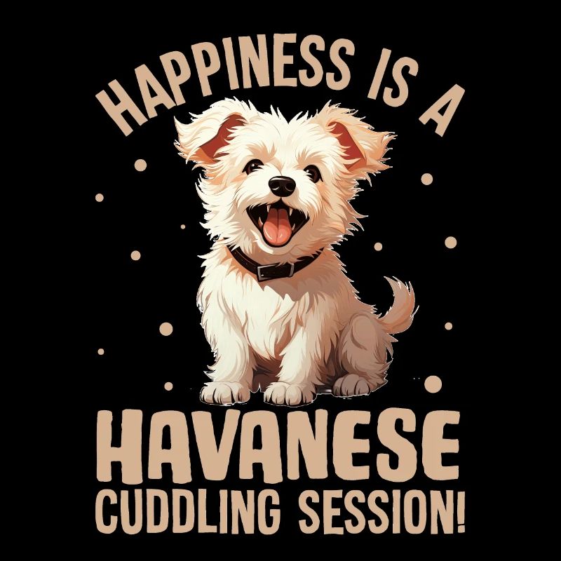 Happiness is a Havanese cuddling Session
