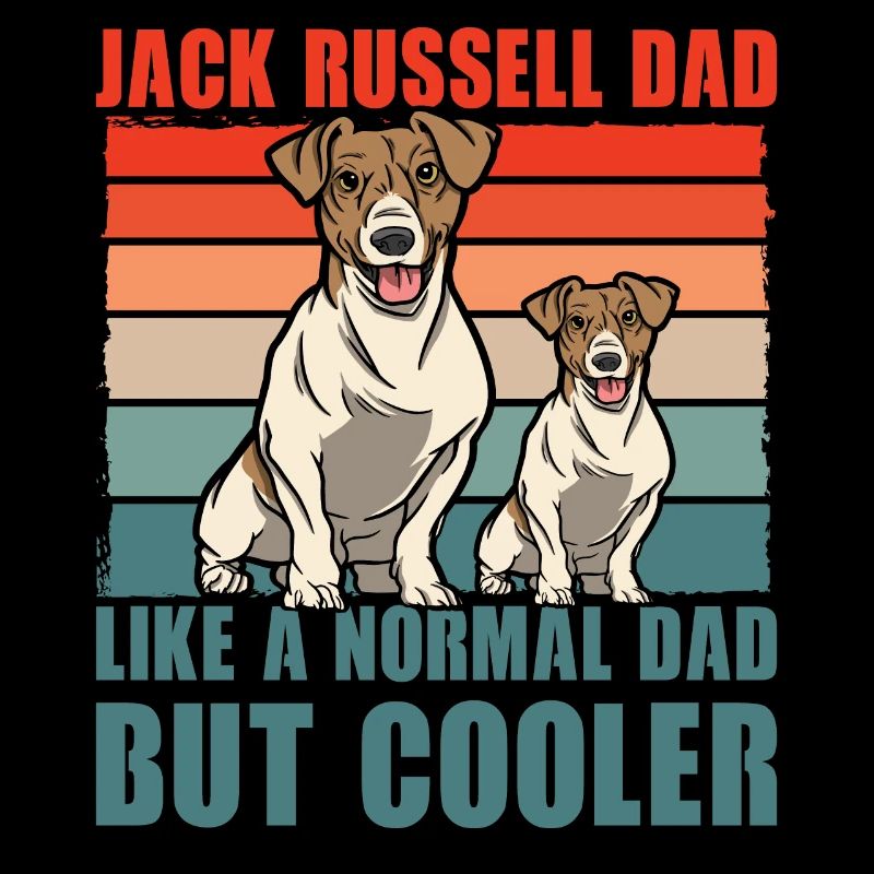 Papa Jack Russell comme un papa normal mais plus cool