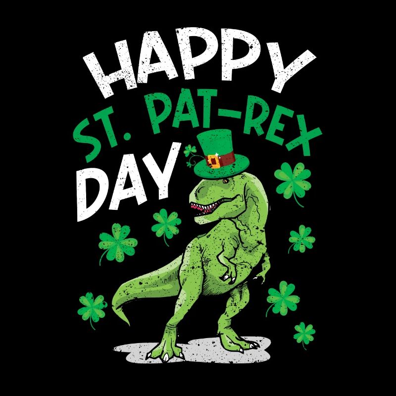 Happy St.Pat-Rex Day Saint Patrick Dinosaur