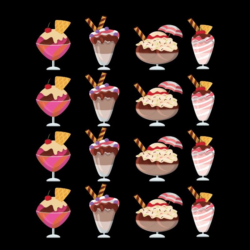 Sélection de coupes glacées