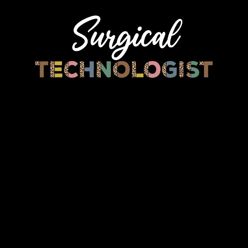 Surgical Technical Assistant Leopard Design