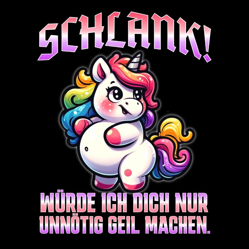 Schlank & Selbstbewusst: Ironisches Statement