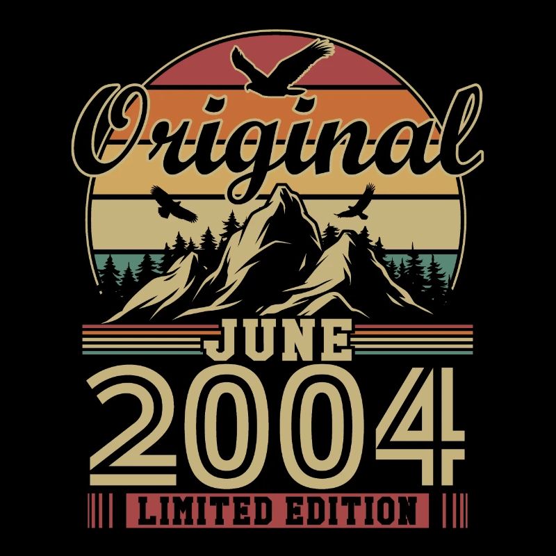 Original Juni 2004 Vintage Geburtstagsgeschenk