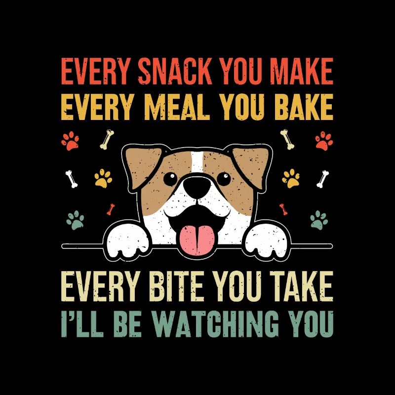 Chiens - Chaque collation que vous préparez, je vous surveillerai !