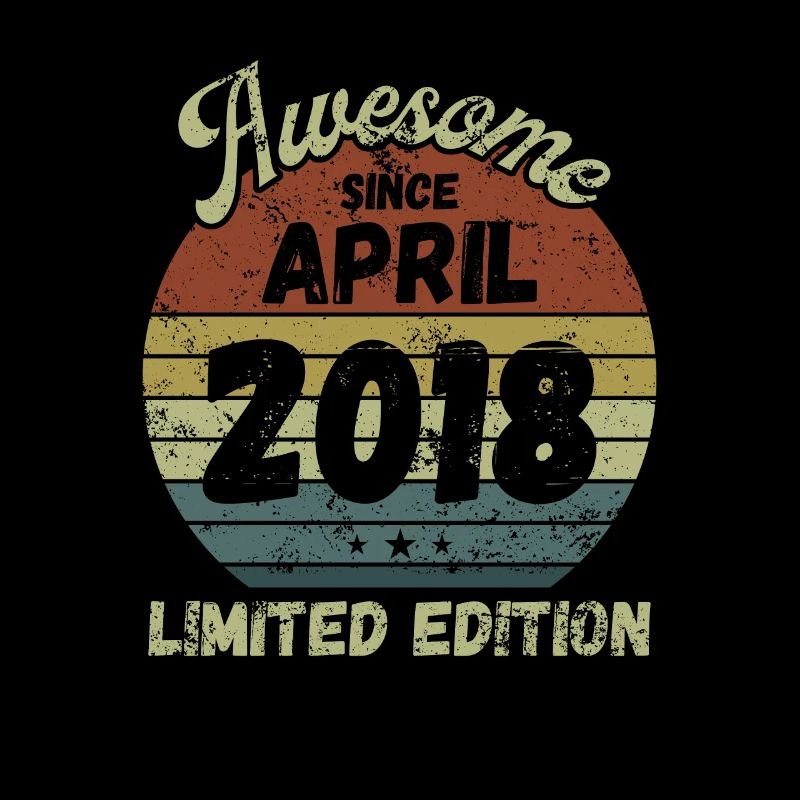 Awesome since April 2018 - Geburtstag