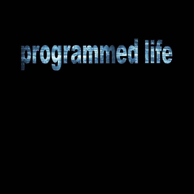 Programmed Life Typography Programmed Life