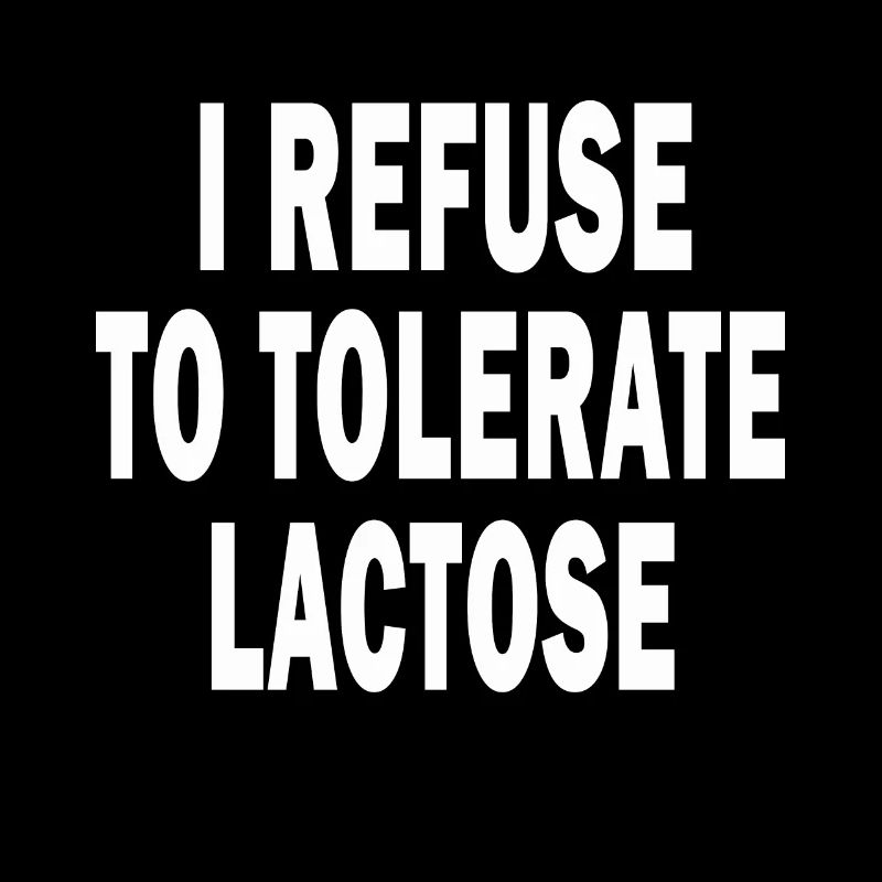 Je refuse de tolérer le lactose Intolérance au lactose