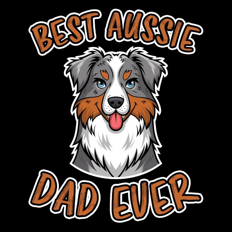 Australian Shepherd Papa Lustiges Aussie Geschenk