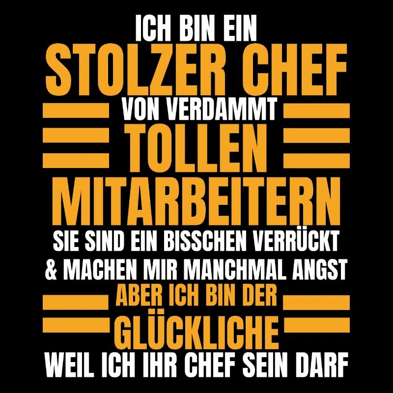 Ich Bin Ein Stolzer Chef Geburtstag Geschenk