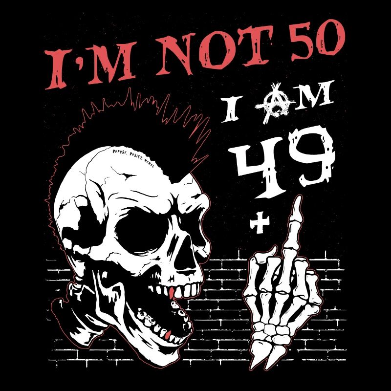 Ich bin 49 plus Mittelfinger - 50. Geburtstag