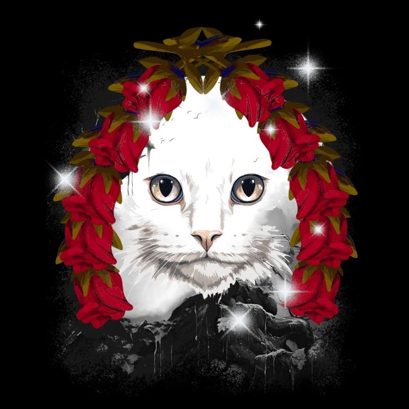 Weihnachtsgeschenk Katze Märchen Märchenfigur Xmas