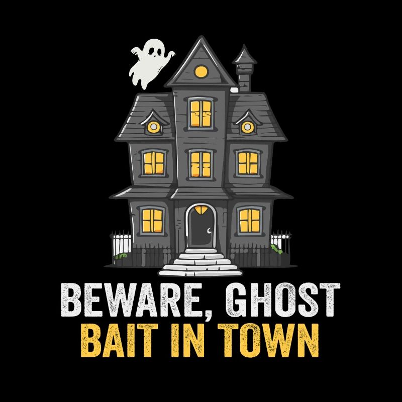 Beware Ghost Bait In Town Spooky