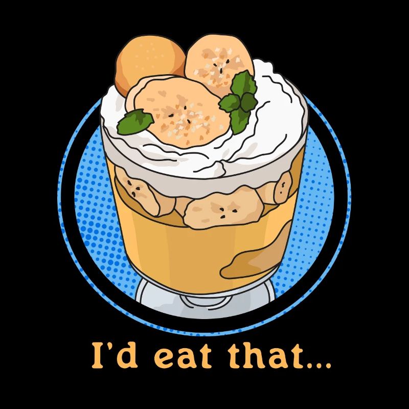 Bananen Pudding Bananenpudding Geschenk