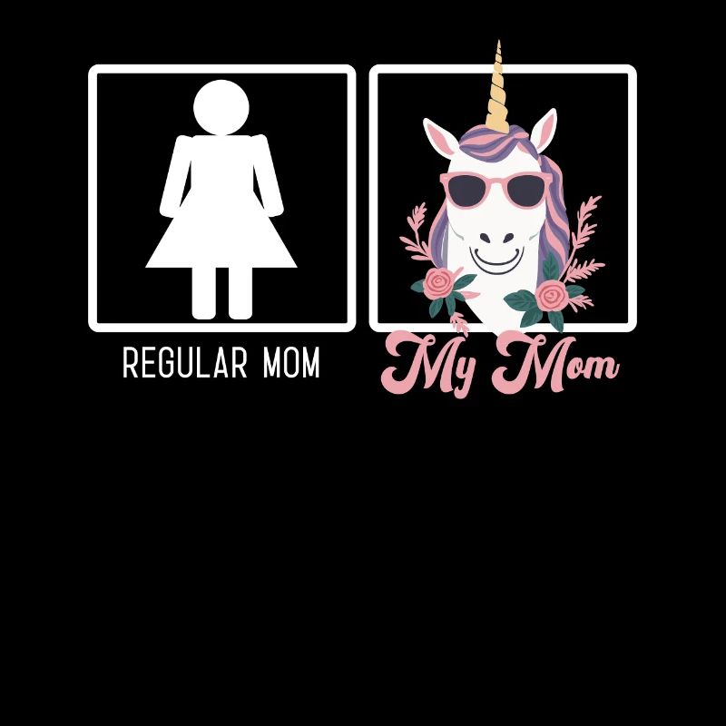 Lustiger Mutter Vergleich Einhorn Mama Design