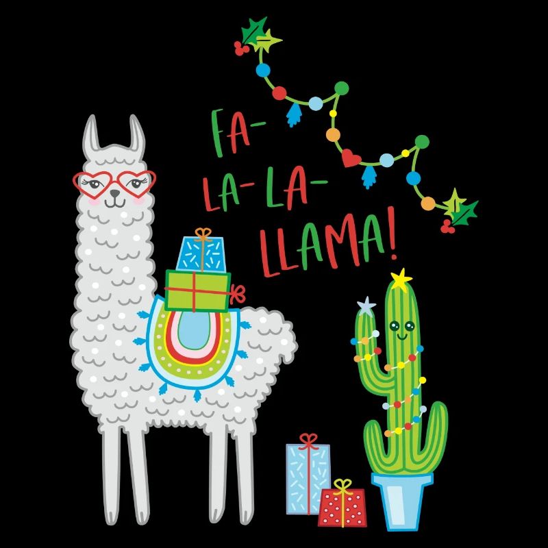Fa la Llama Weihnachtspullover Weihnachtsgeschenk